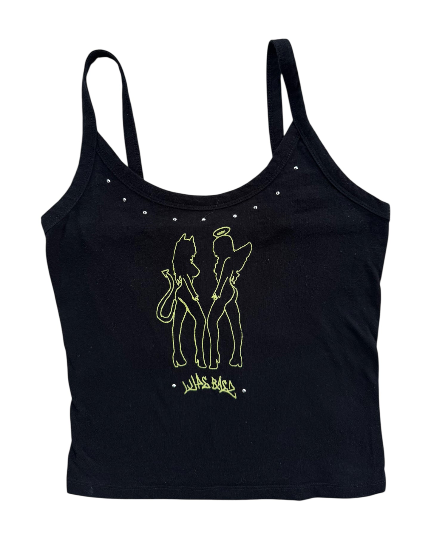 2025 LUPE BAEZ X SLIDINK BLACK CAMI TOP