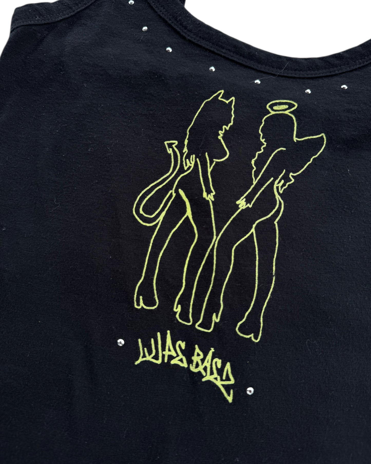 2025 LUPE BAEZ X SLIDINK BLACK CAMI TOP