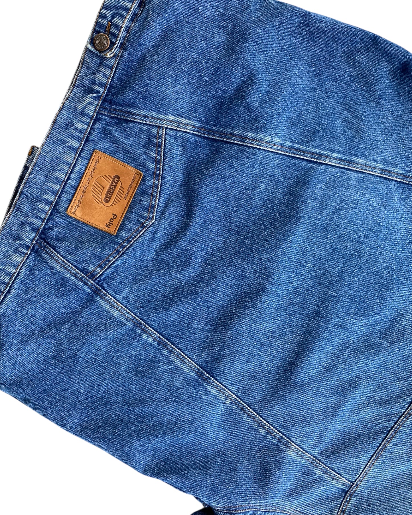 1990’S POLY MACHINE DENIM JACKET
