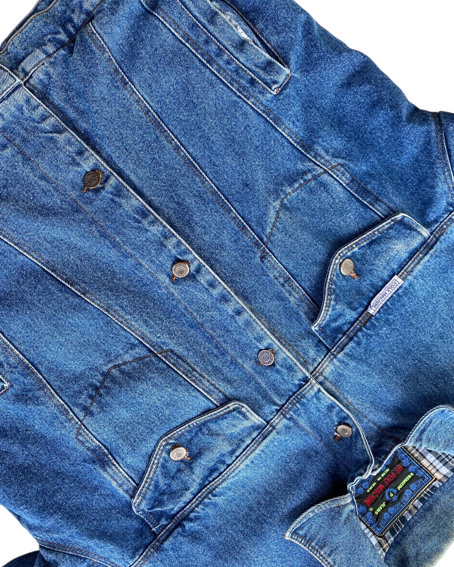 1990’S POLY MACHINE DENIM JACKET