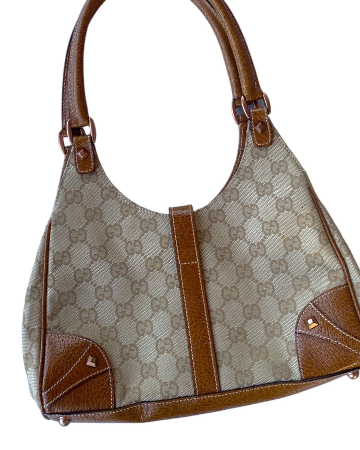 1970'S GUCCI GG JACKIE BAG