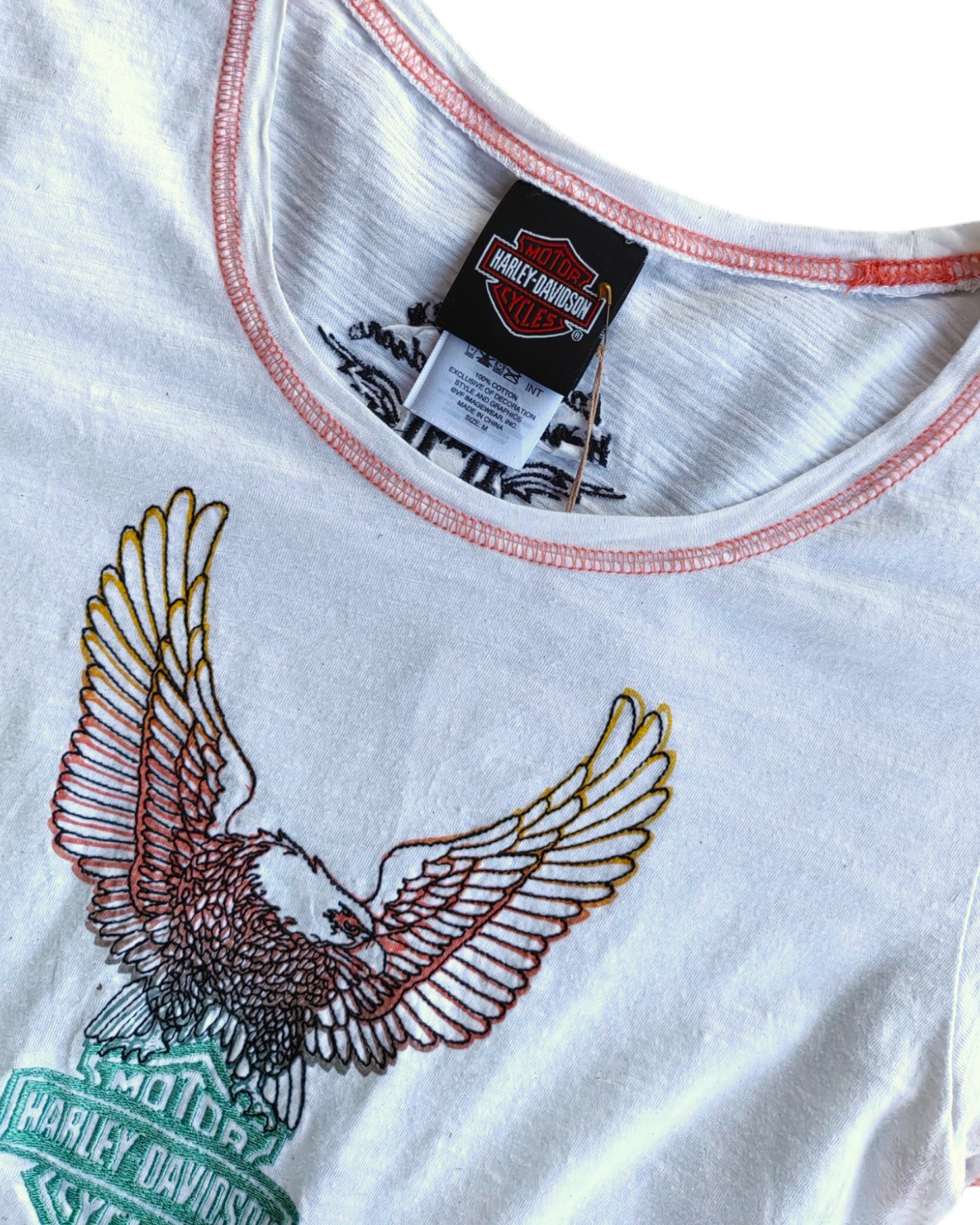 2000S HARLEY DAVIDSON EAGLE CROP TOP