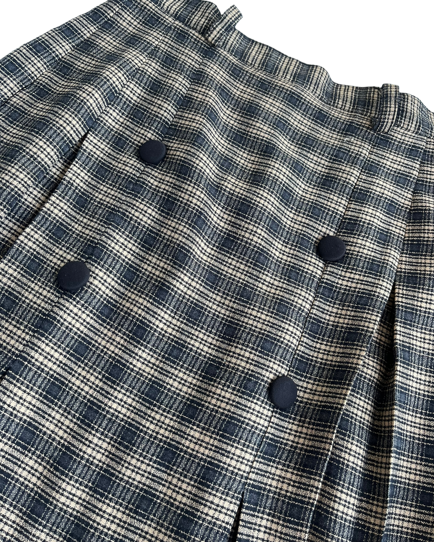 1990s PLAID SKIRT