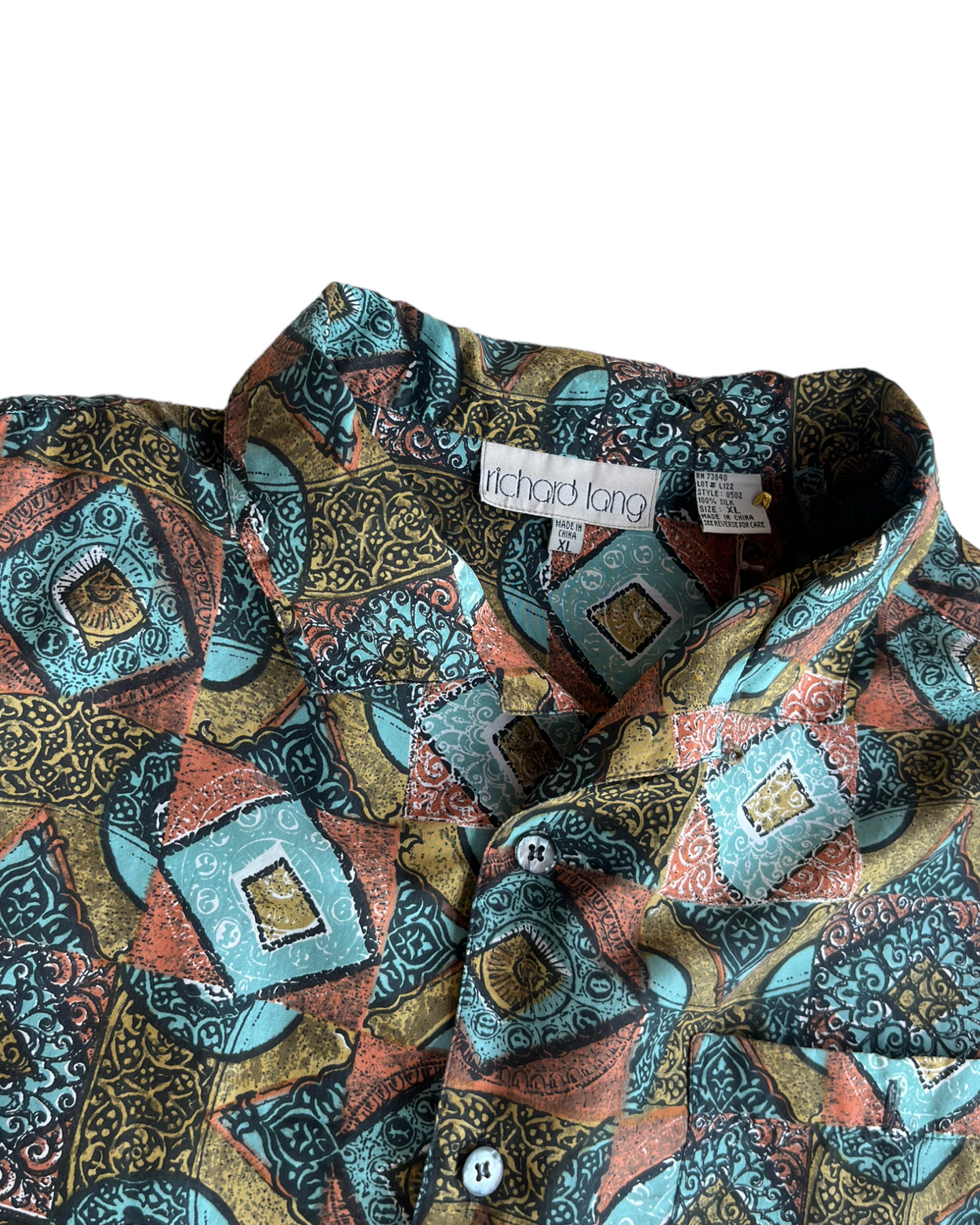 1990s RICHARD LANG SILK SHIRT
