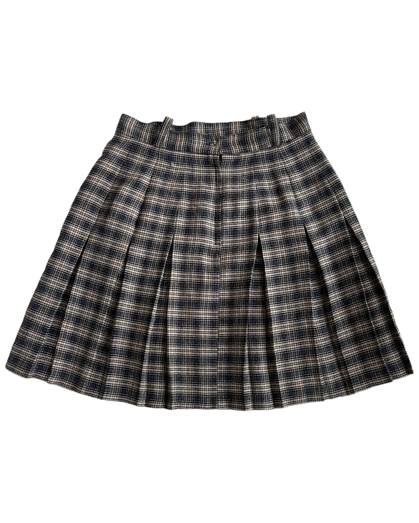 1990s PLAID SKIRT