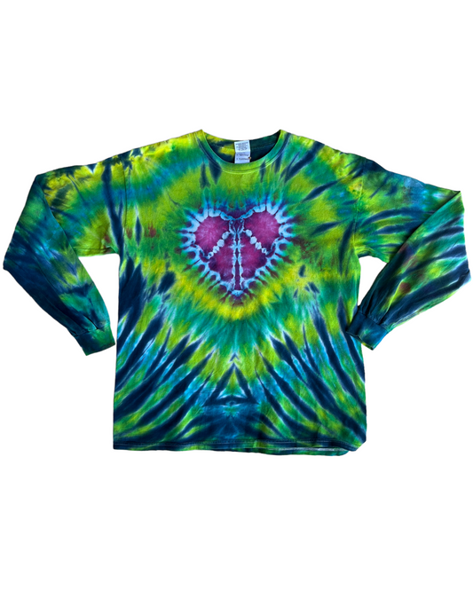 2000s LONG SLEEVE PSYCHEDELIC TEE