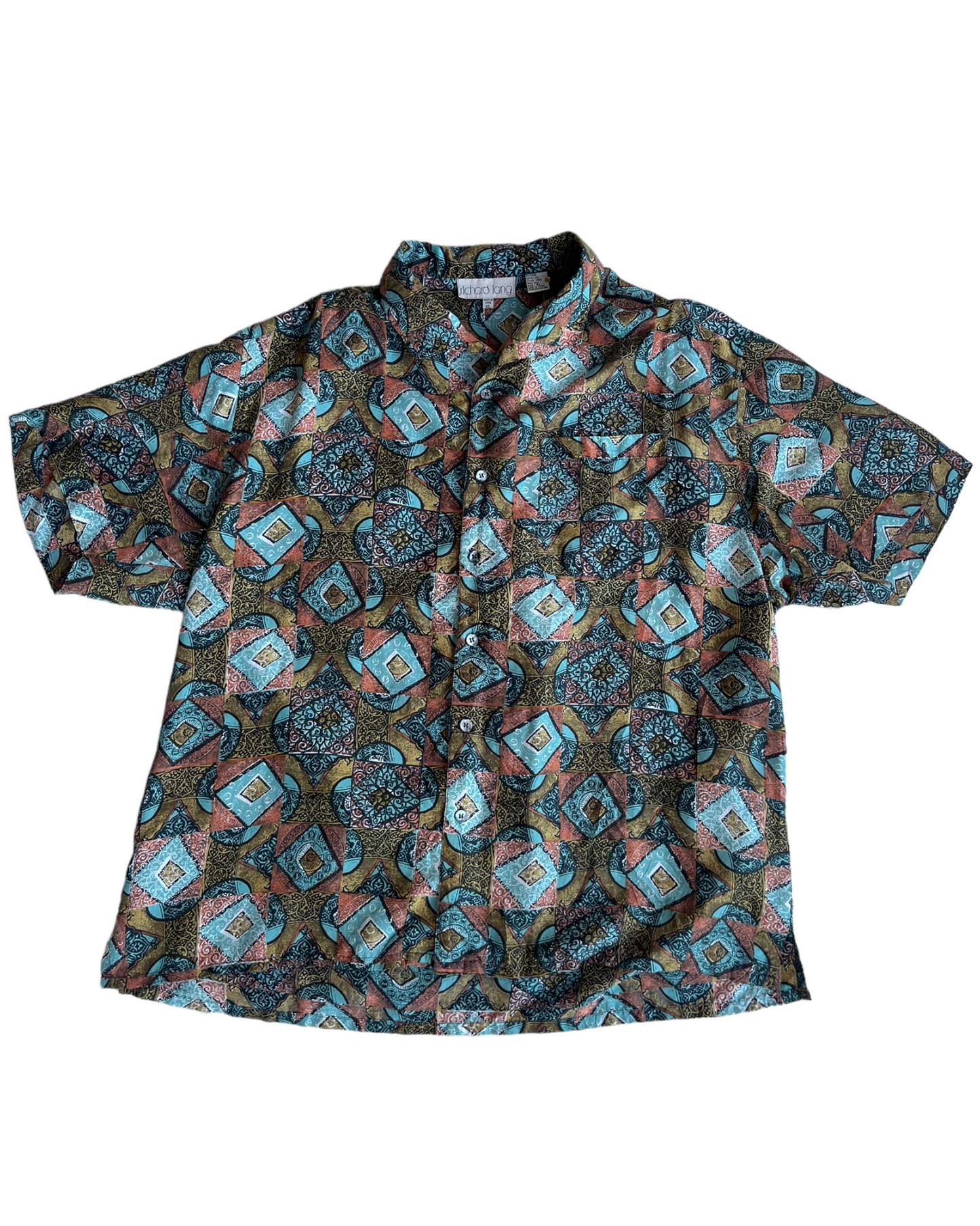 1990s RICHARD LANG SILK SHIRT