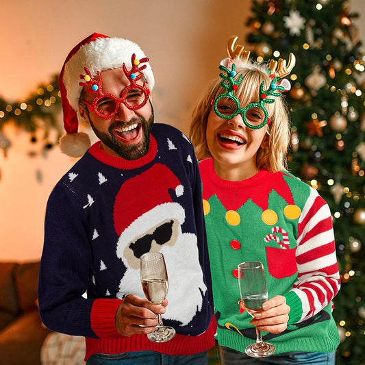 ¿Qué nos poseyó para usar suéteres tan feos en navidad?