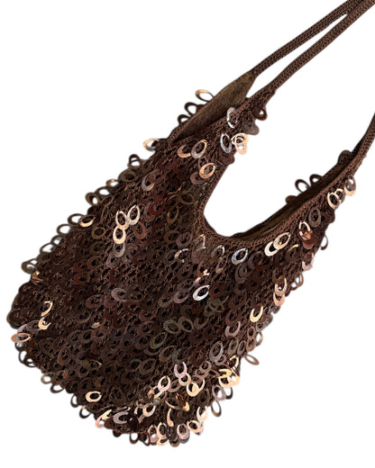 2000’S SEQUIN BROWN BAG