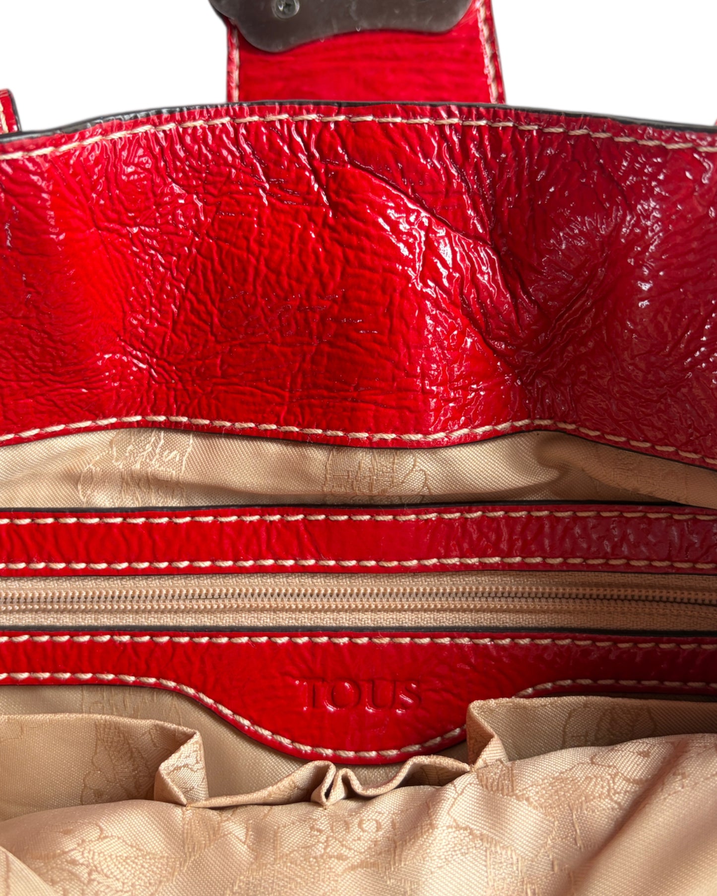 2000S TOUS LEATHER HANDBAG