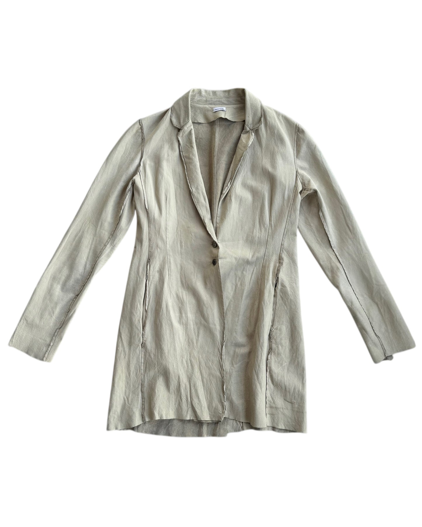 2000’S HAZEL BROWN LEATHER JACKET