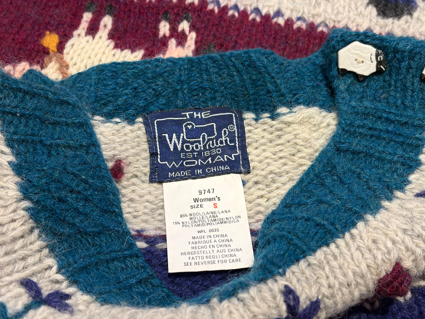 1980'S THE WOOLNICH WOMAN SWEATER