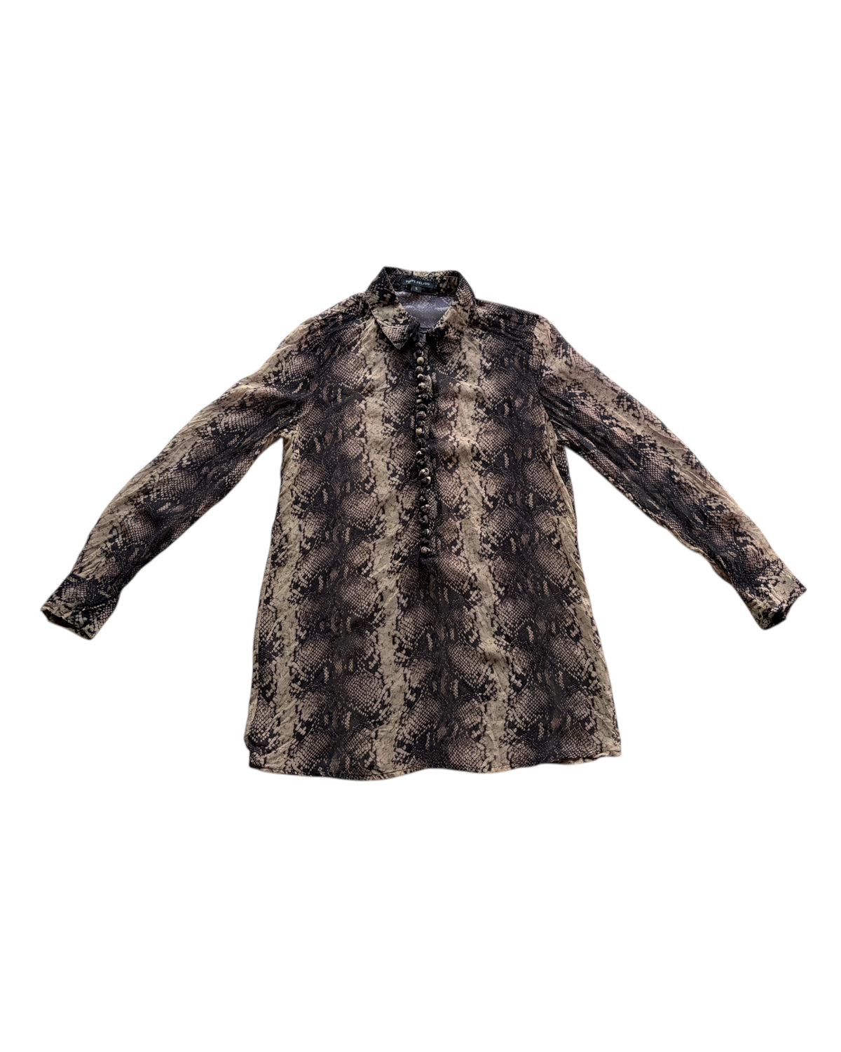 1990S PEPE PELUSO SNAKE BLOUSE
