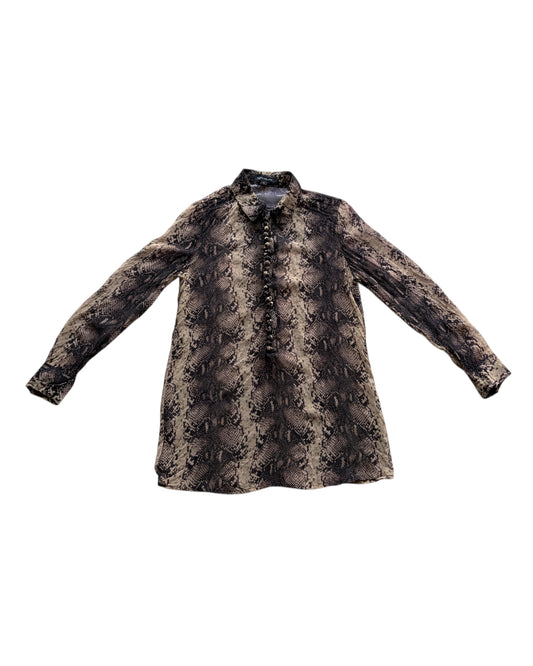 1990S PEPE PELUSO SNAKE BLOUSE