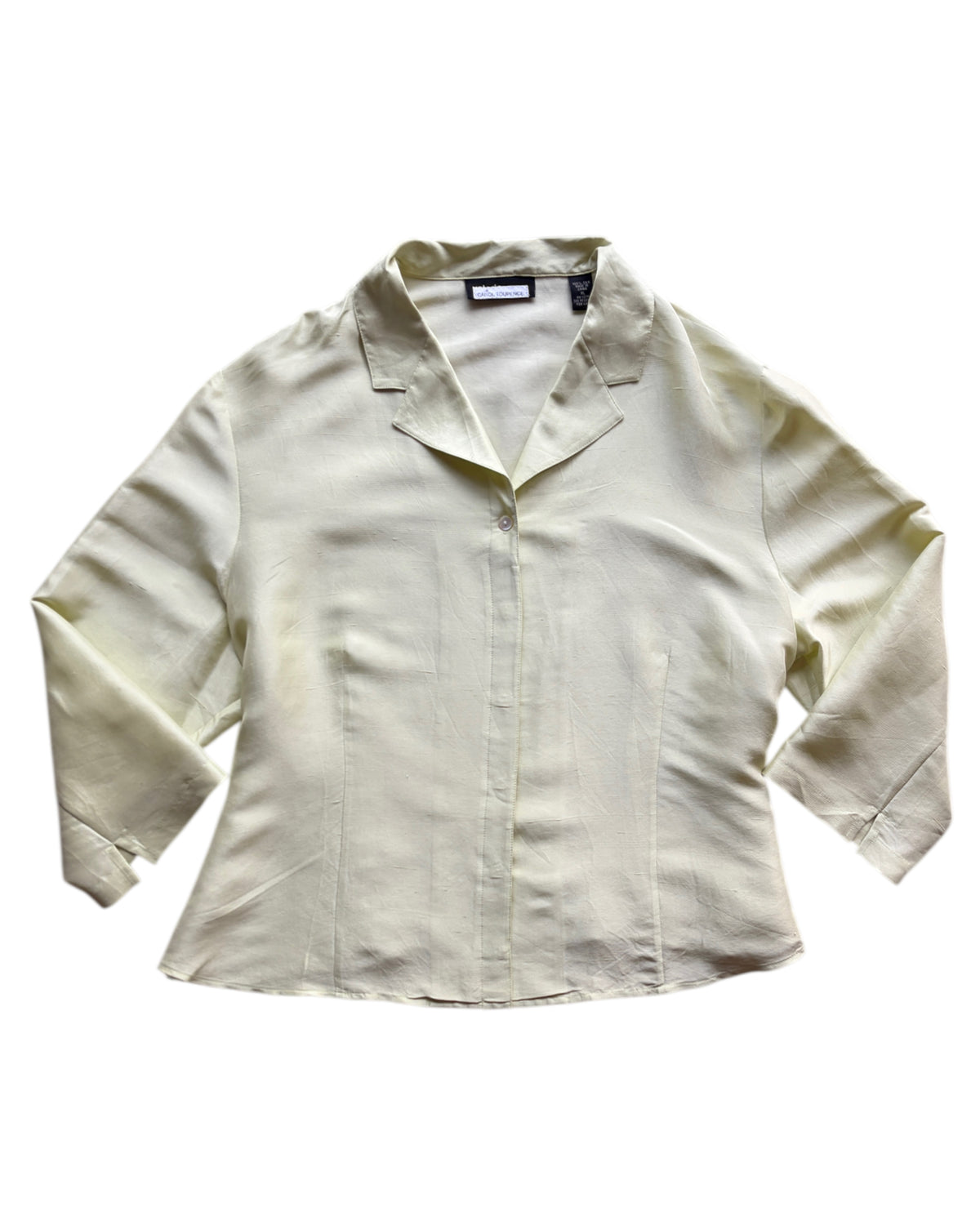 1990S CAROL TOUPENCE SILK SHIRT