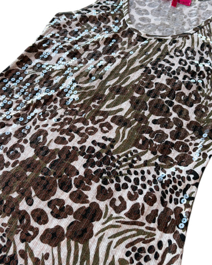 2000S ALMOST FAMOUS ANIMAL PRINT TANK TOP