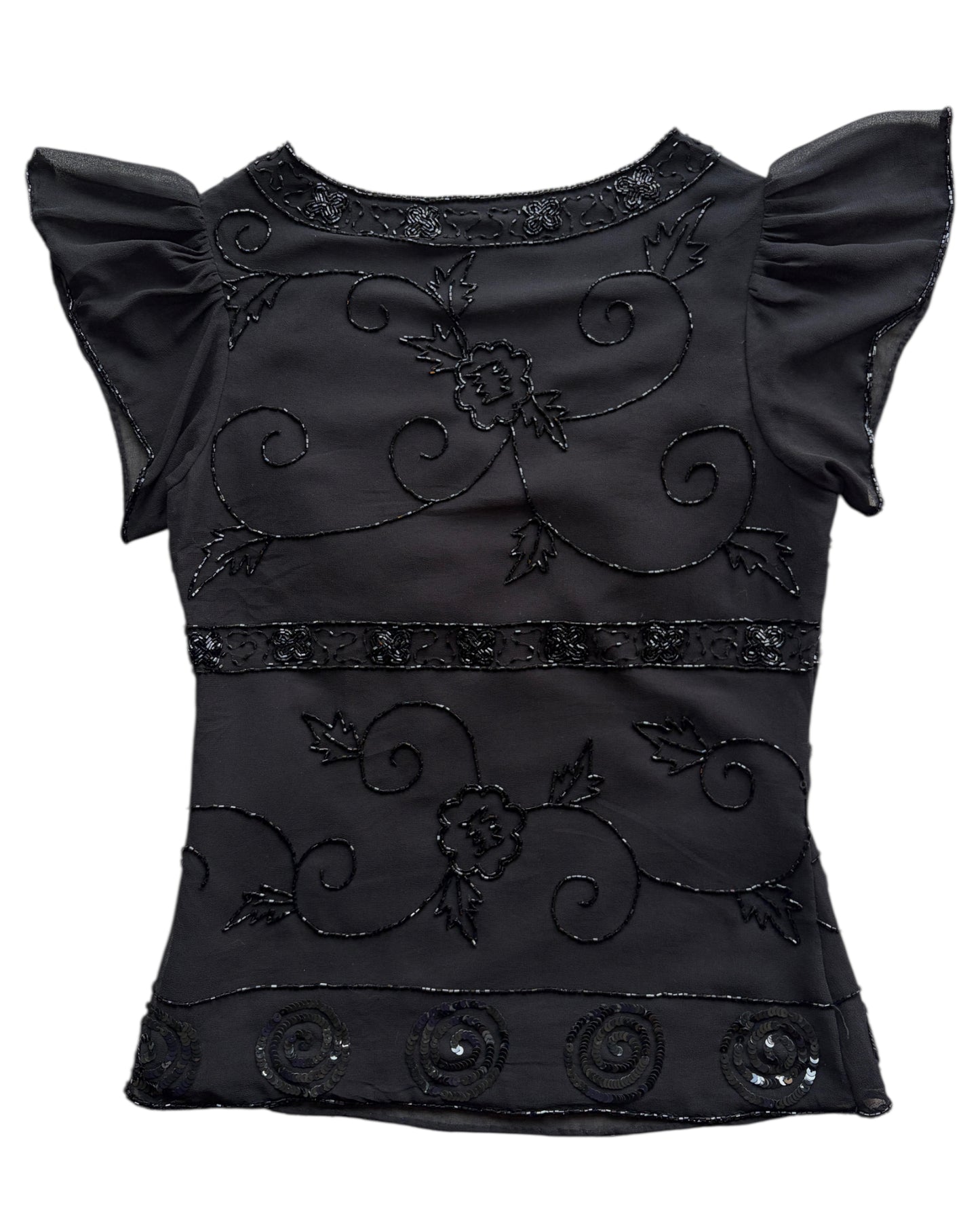 2000S MIDNIGHT GARDEN BLOUSE