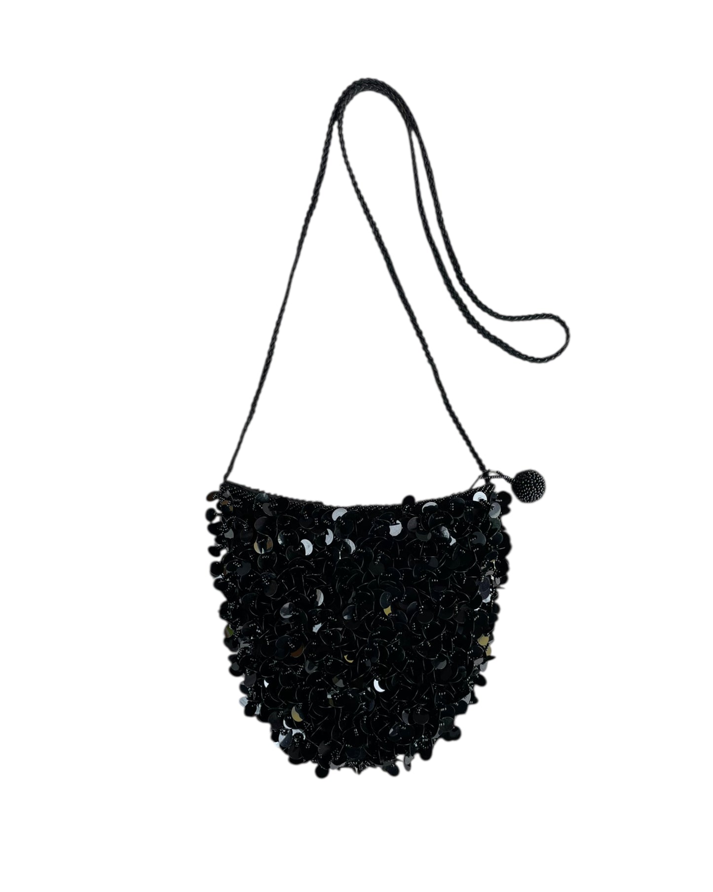 2000S LANCÔME NOIR BLACK SEQUIN BAG