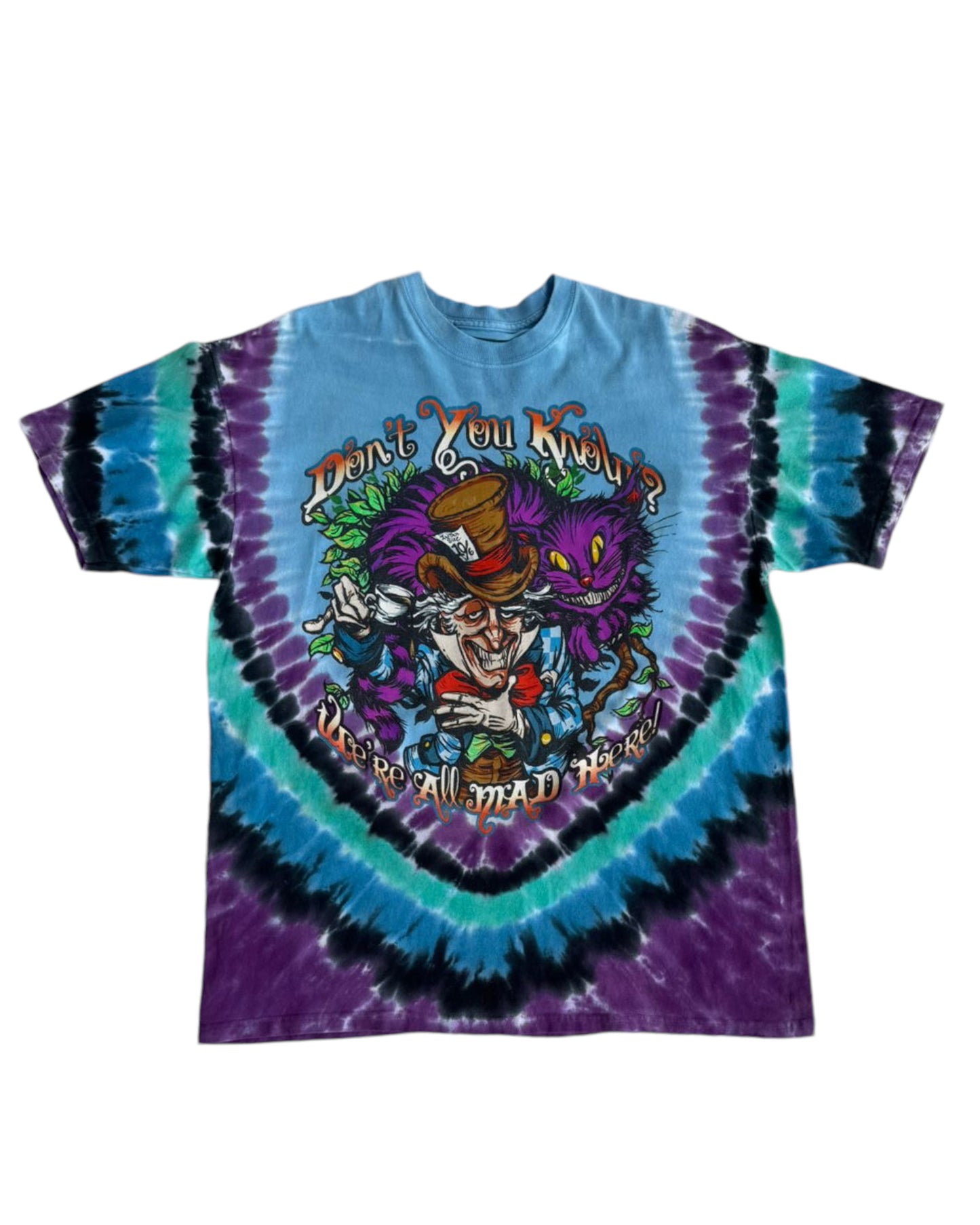 2000'S LIQUID BLUE ALICE IN WONDERLAND TEE