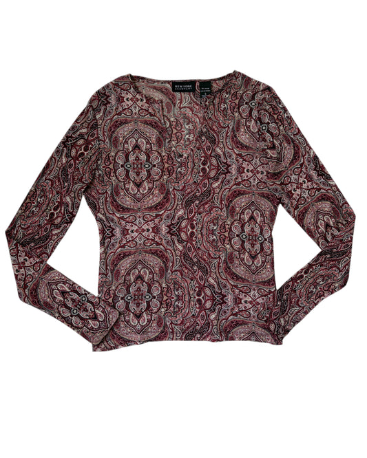 1990S NEW YORK & COMPANY MESH TOP