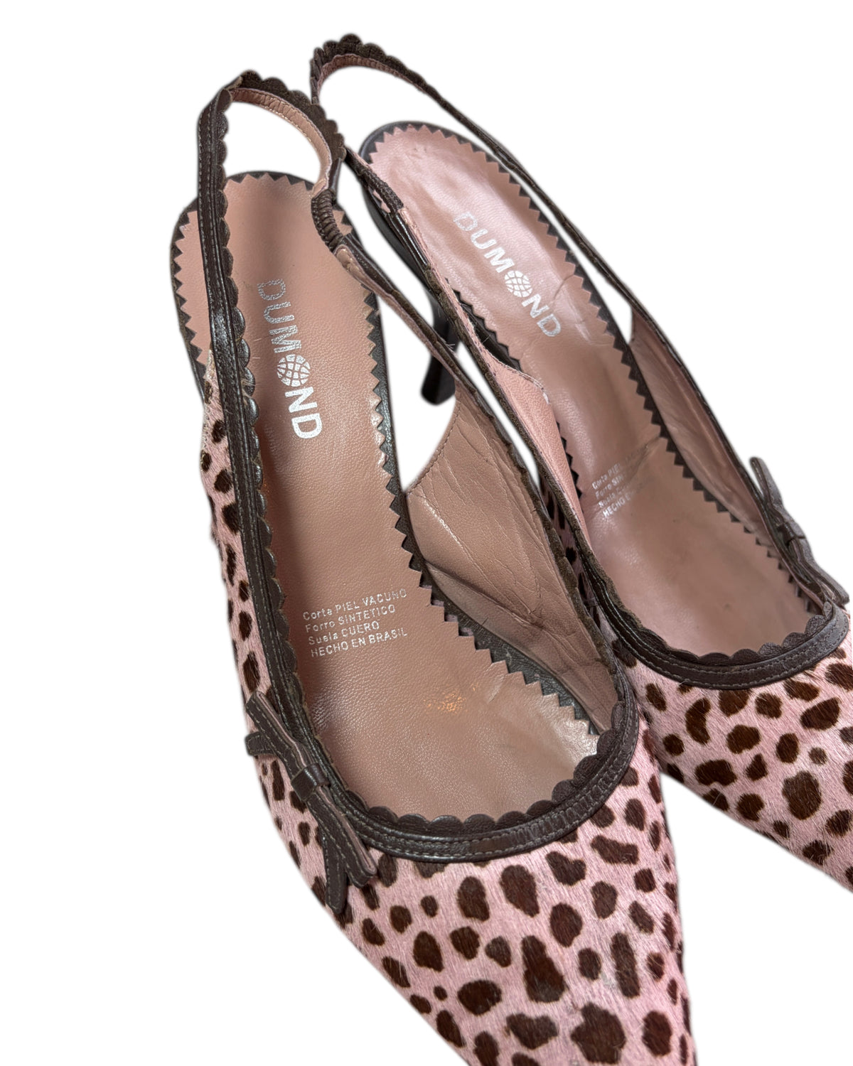 2000S DUMOND ANIMAL PRINT HEELS