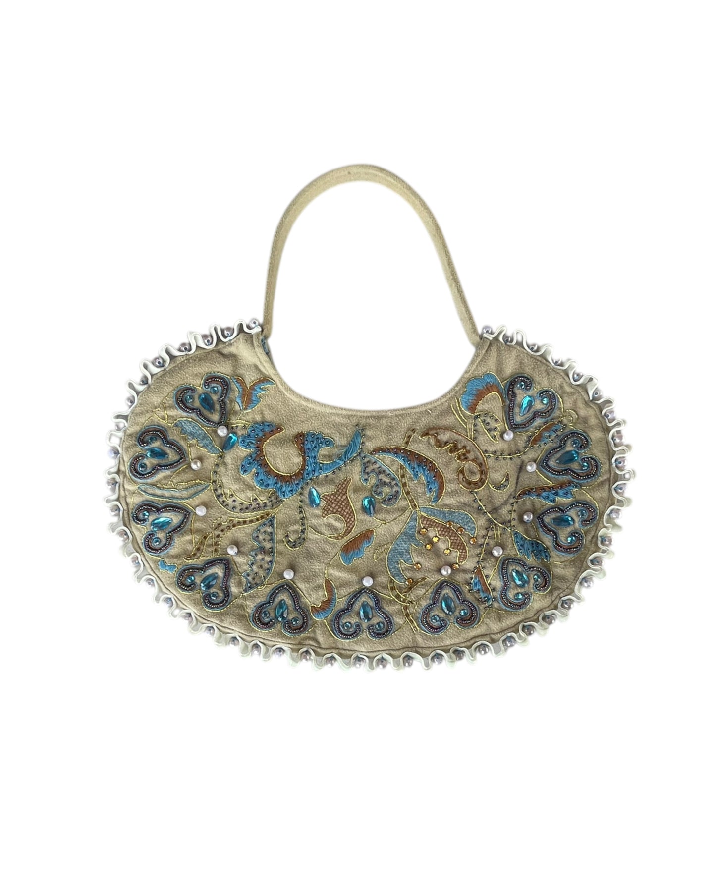 2000S FASHION SAPA EMBROIDERED HOBO BAG