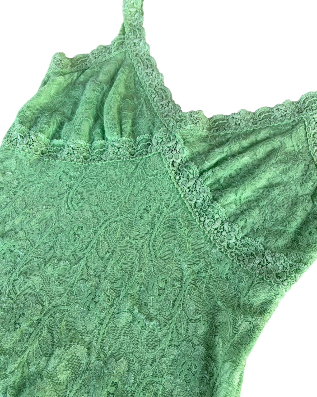 2000S I.N.C MINT GREEN LACE CAMISOLE