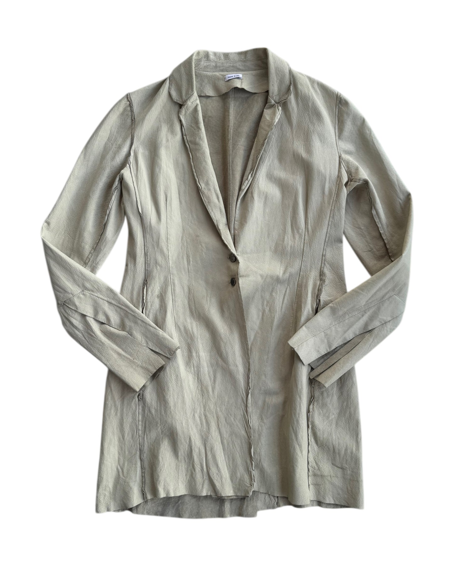 2000’S HAZEL BROWN LEATHER JACKET