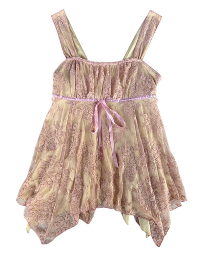 2000S CDW PINK LACE CAMISOLE