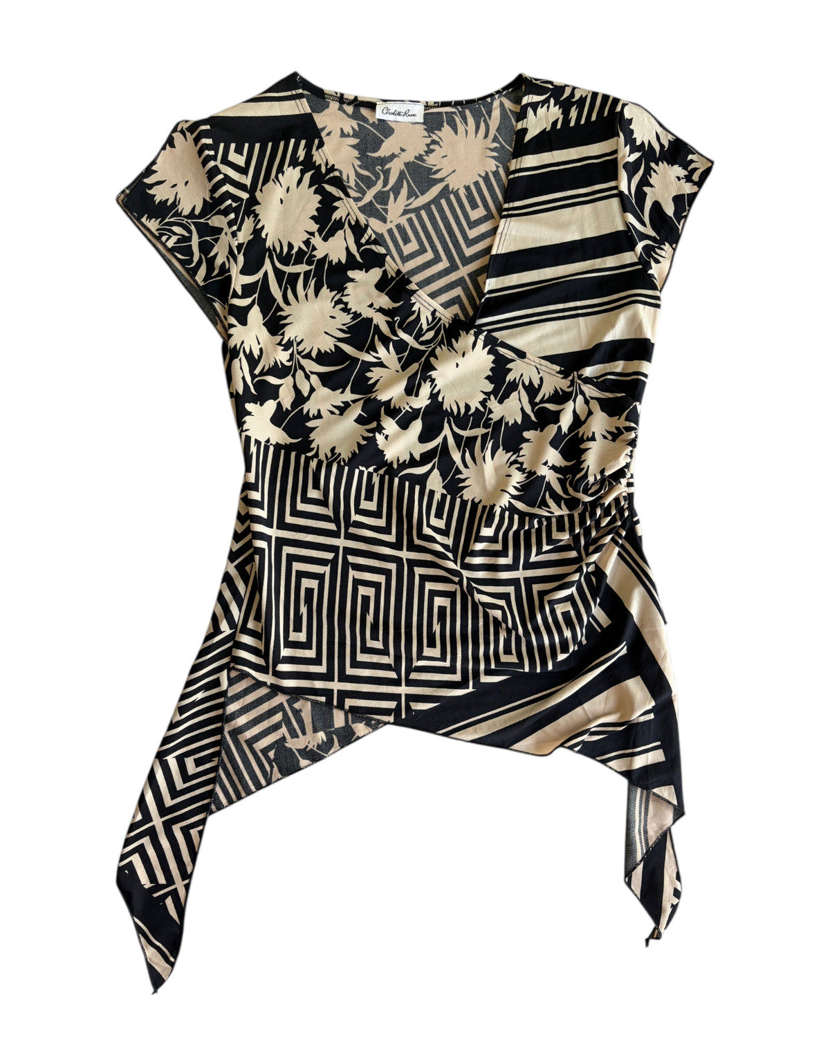 2010S UNEVEN BLOUSE