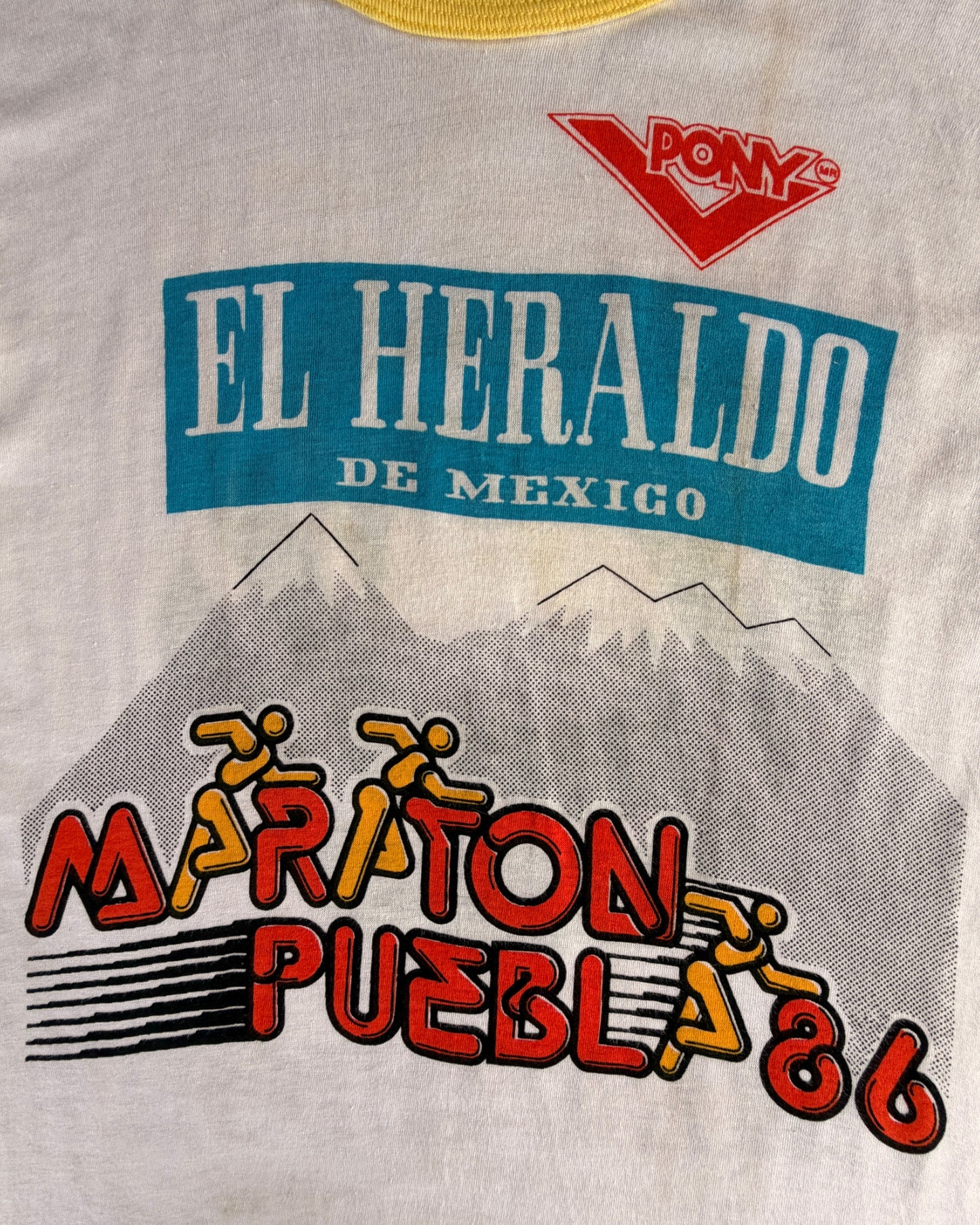 1980S EL HERALDO DE MÉXICO MARATÓN PUEBLA PONY TANK TOP