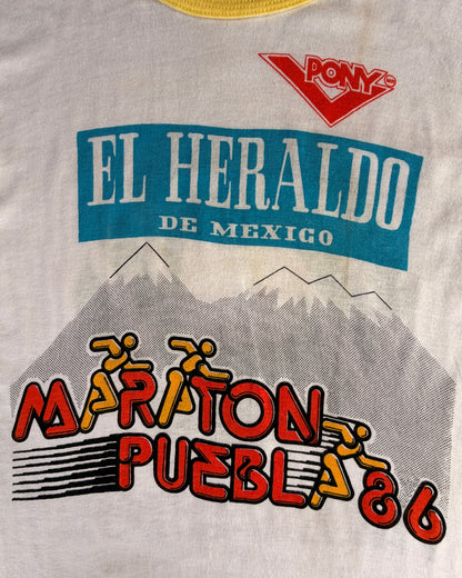 1980S EL HERALDO DE MÉXICO MARATÓN PUEBLA PONY TANK TOP