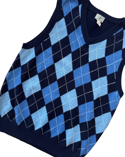 2000´S ARGYLE LL. BEAN SWEATER