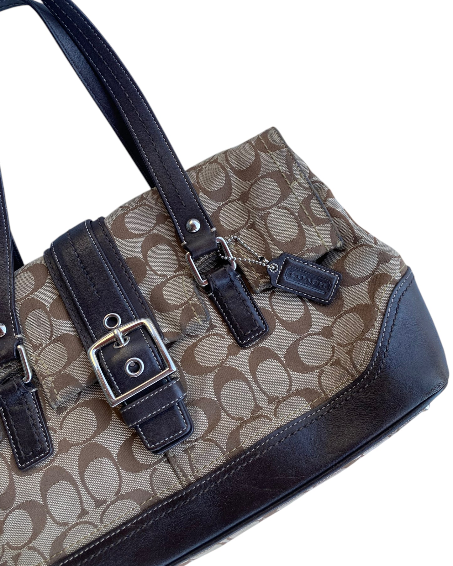 2000'S COACH CLASSIC BOWN BAG