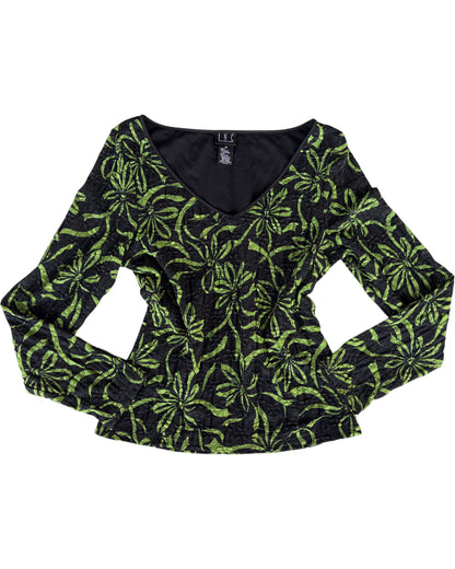 2000S I·N·C BLACK LACE TOP