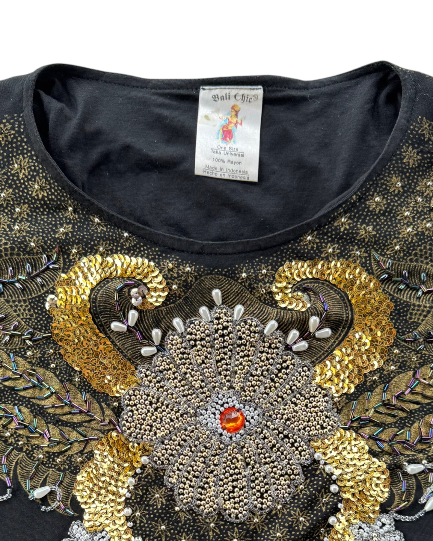 1980'S BALI CHIC BLOUSE