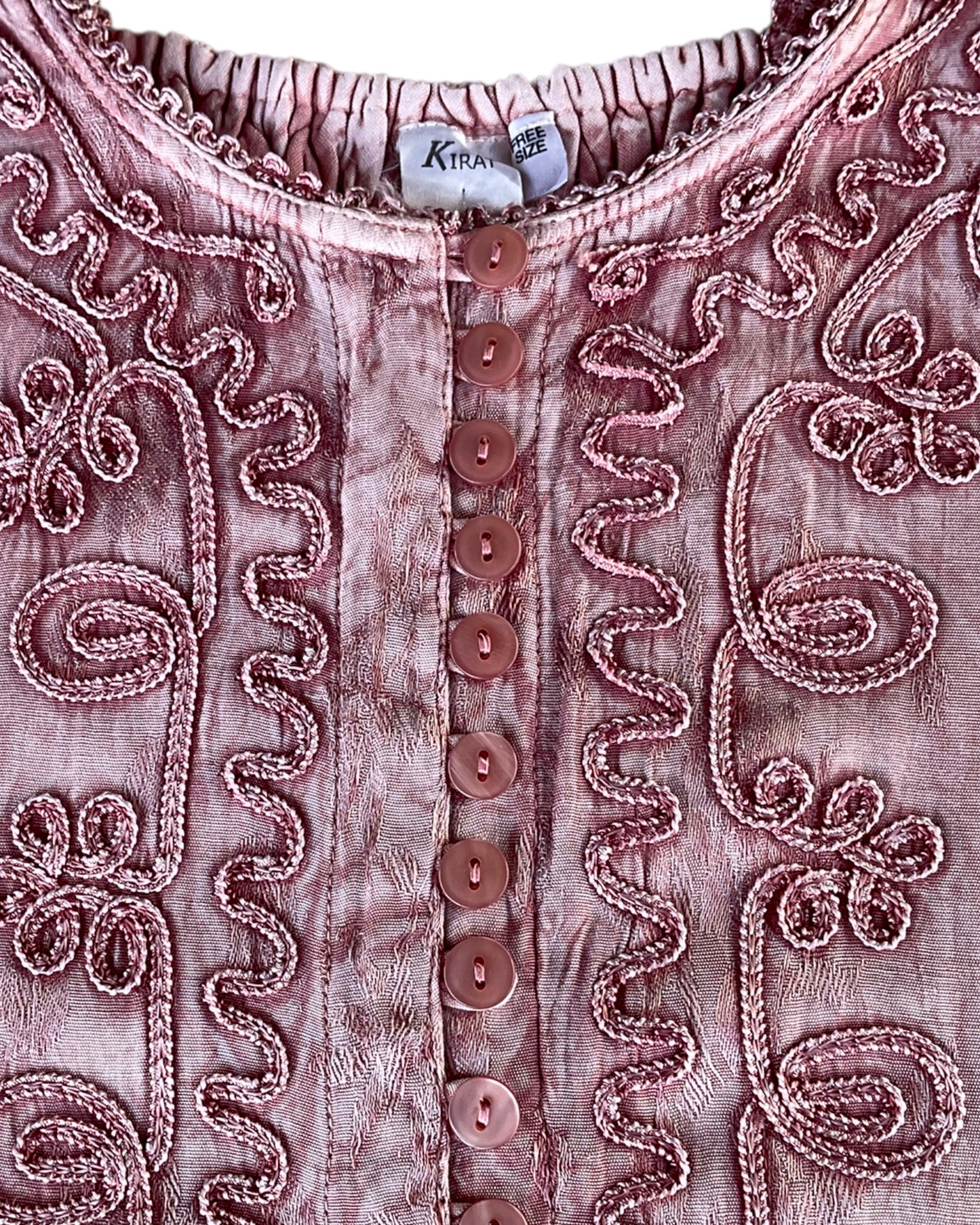 2000S KIRAT BOHO EMBROIDERED BLOUSE