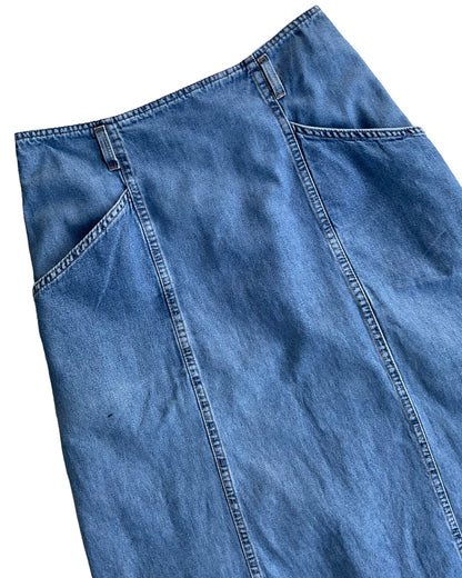 1990S VIVALDI DENIM MAXISKIRT