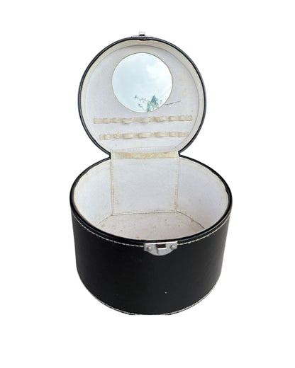 1990w BLACK ROUND VANITY CASE