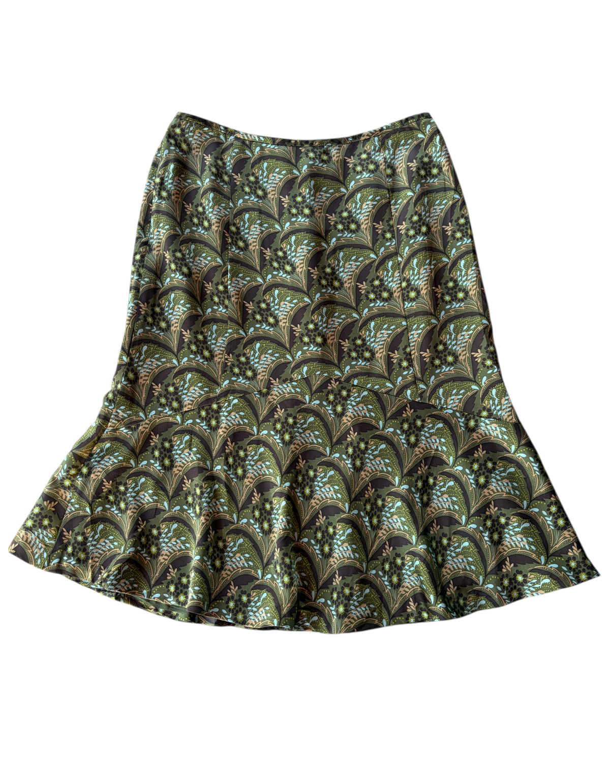 2000S ANN TAYLOR LOFT PATTERNED SKIRT