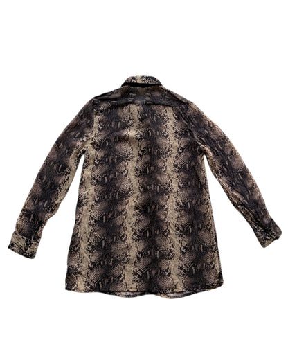 1990S PEPE PELUSO SNAKE BLOUSE