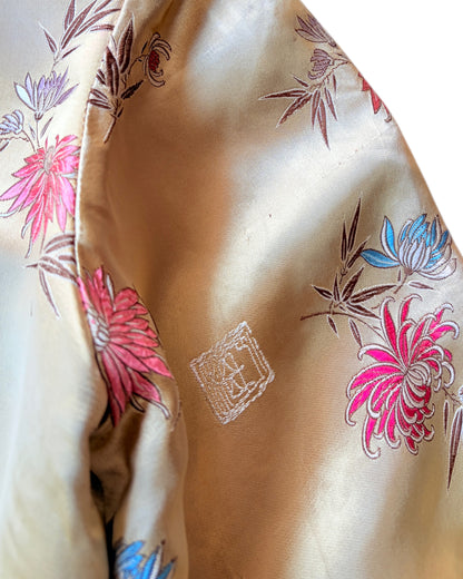 1970S PEONY BRAND ROBE