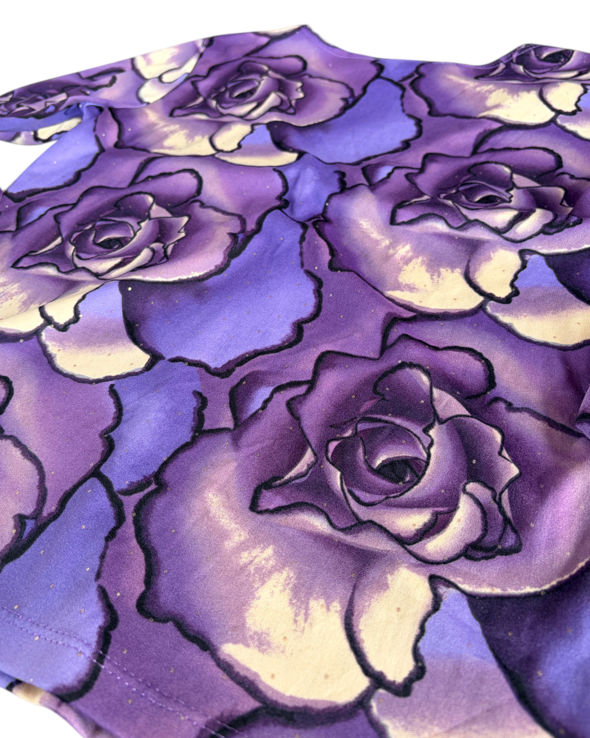 2000S FASHION BUG PURPLE ROSE TOP