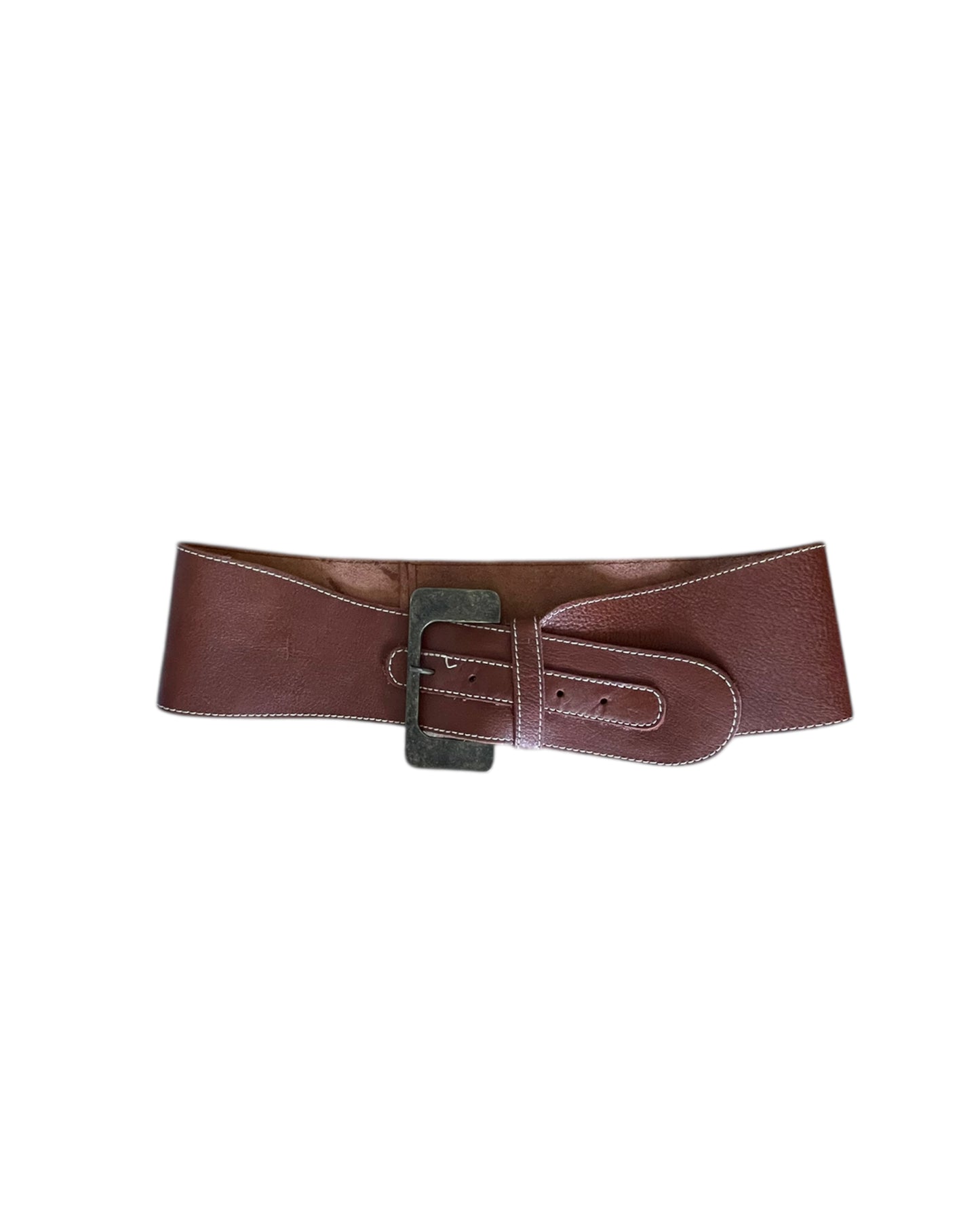 2000S LOB BROWN LEATHER BELT