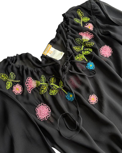 2000S GALLIANO SILK BLOUSE