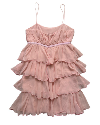 2000S FLOWY SILK DRESS