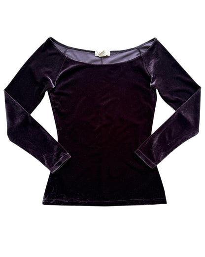 1990S EXPRESS VELVET BLOUSE