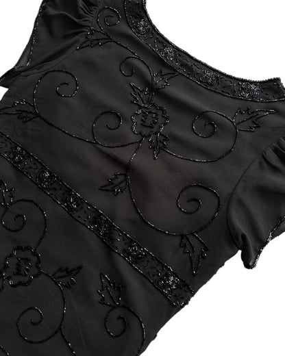 2000S MIDNIGHT GARDEN BLOUSE