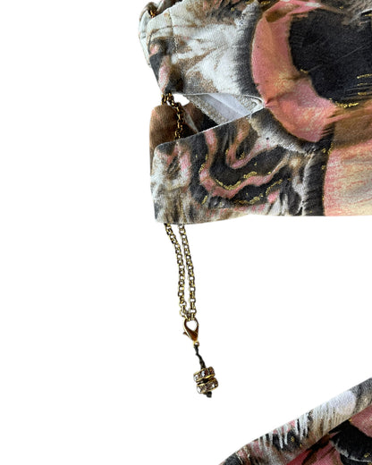 2000S ROBERTO CAVALLI PRINT TOP