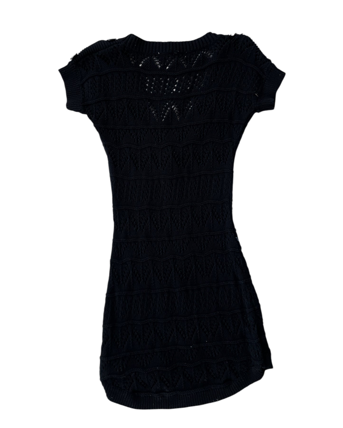 2000'S KNITTED BLACK DRESS